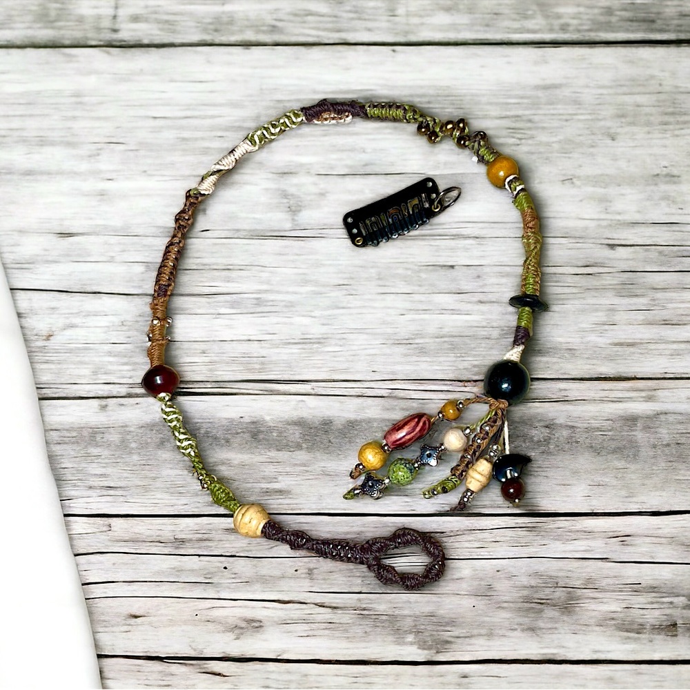Long bohemian foe dread lock,clip in peekaboo hair trundle,gift for long hair